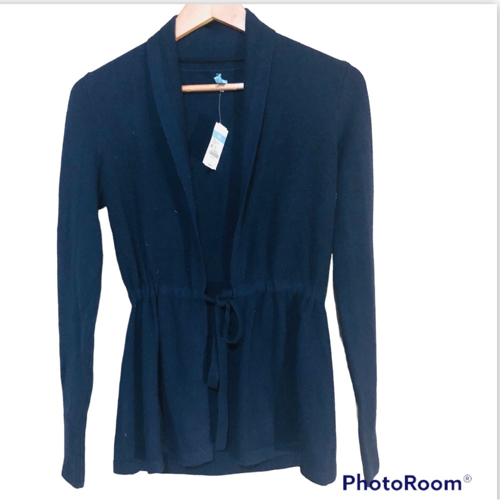 J. McLaughlin long sleeve tie front cashmere cardigan